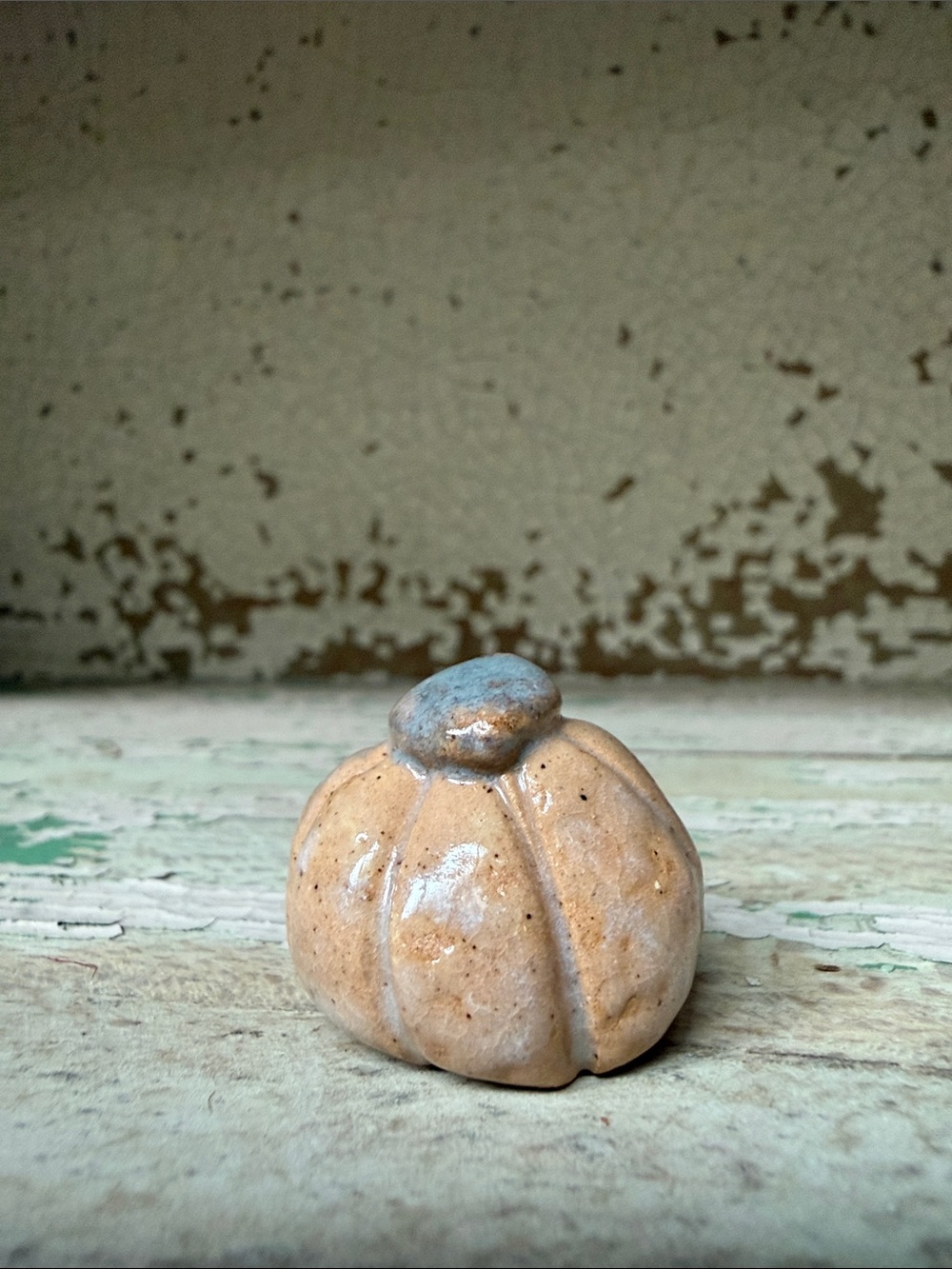 🍂 Mini Pottery Pumpkin Handmade